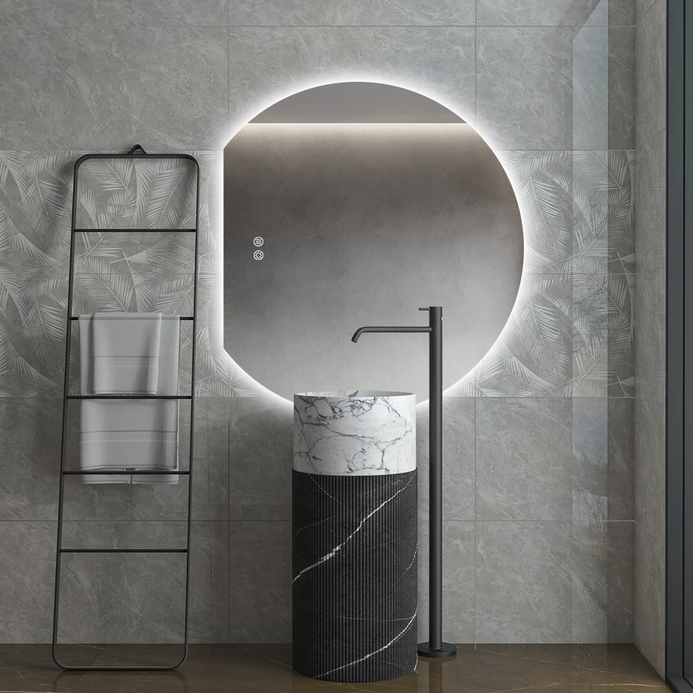 Cassandra Backlit Moon Wall LED Mirror