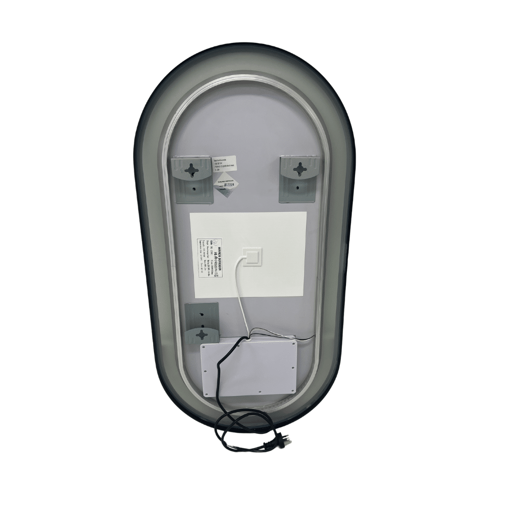 Celestia Gold Framed Oval LED Mirror