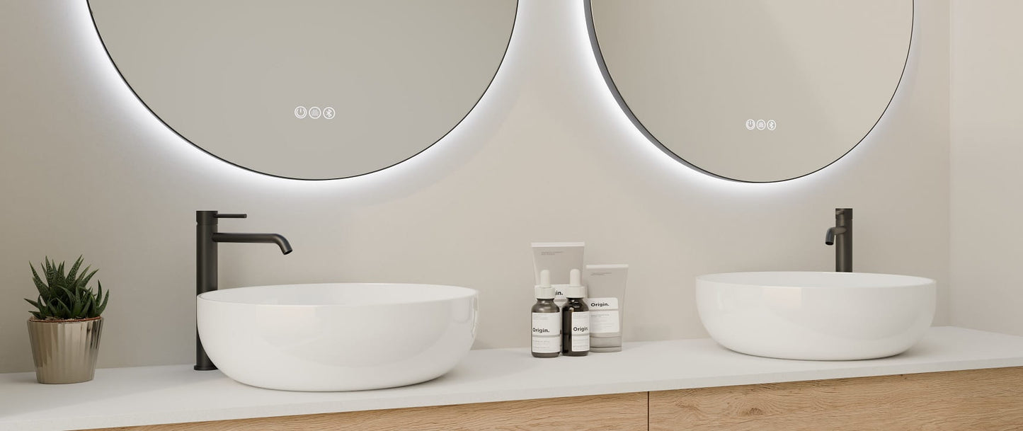 Circo Round Framed LED Bathroom Mirror
