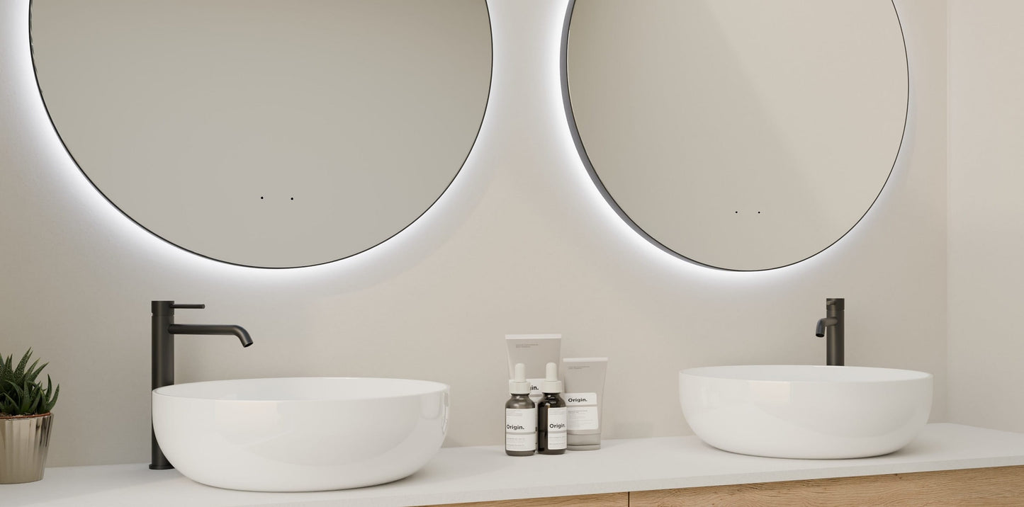 Circo Round Framed LED Bathroom Mirror