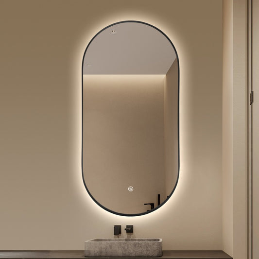 Darana LED Oval Bathroom Mirror