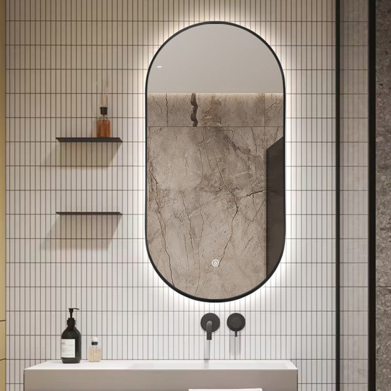 Darana LED Oval Bathroom Mirror