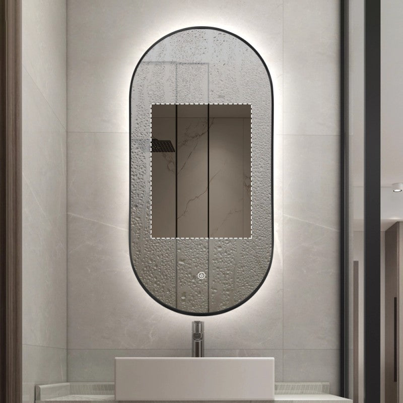 Darana LED Oval Bathroom Mirror