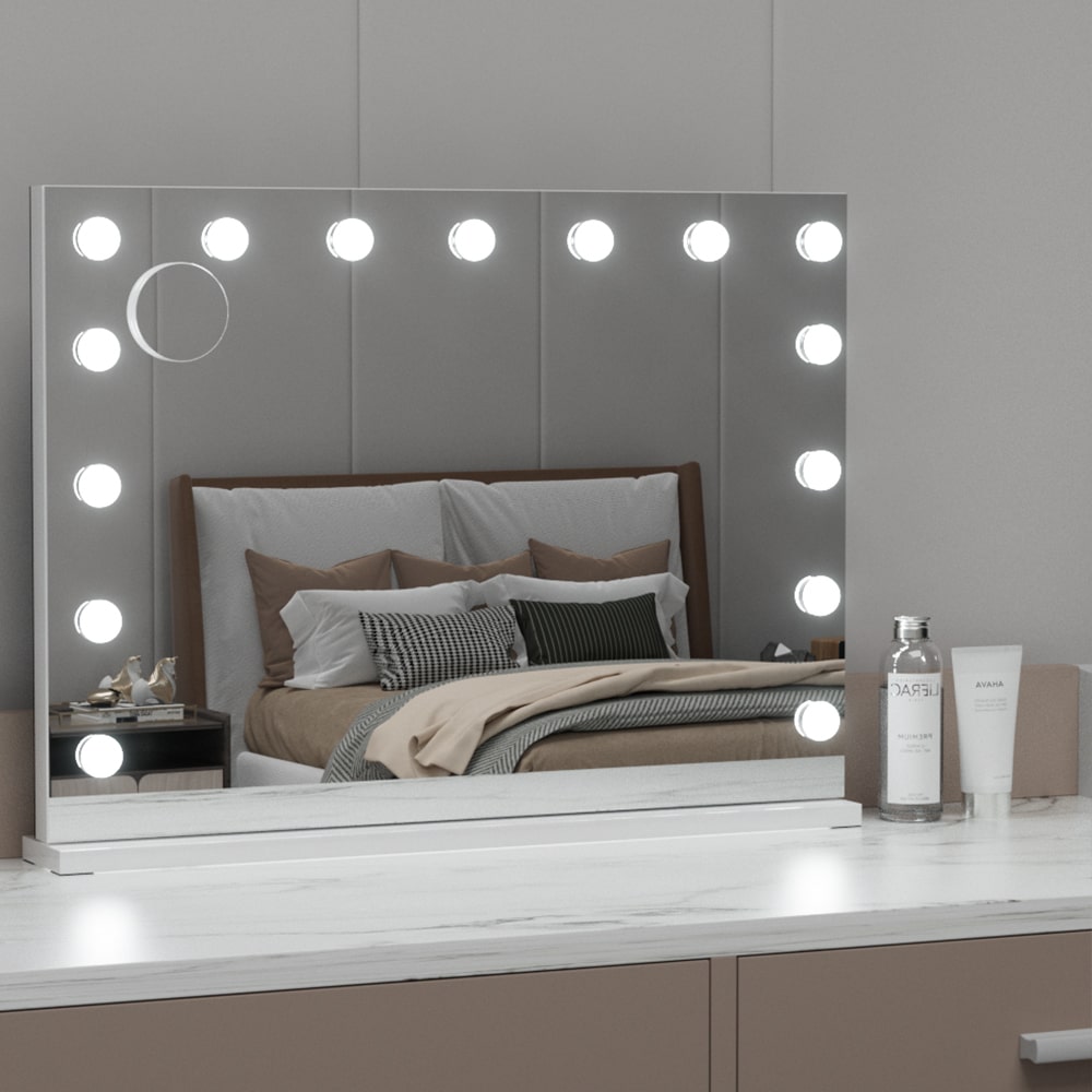 Embellir Bluetooth Hollywood Makeup Mirror 15 Bulbs 80x58cm