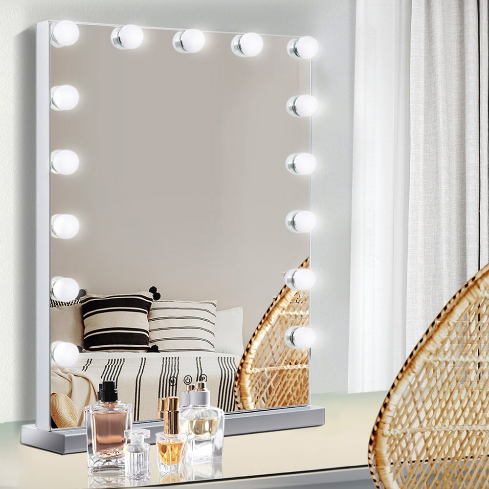 Embellir LED Hollywood Mirror With 15 Bulbs 43x61cm