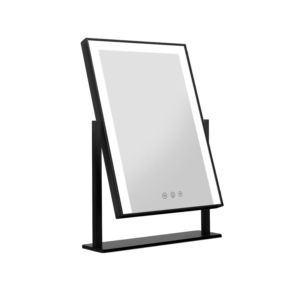 Embellir LED Makeup Mirror Black 30x40cm