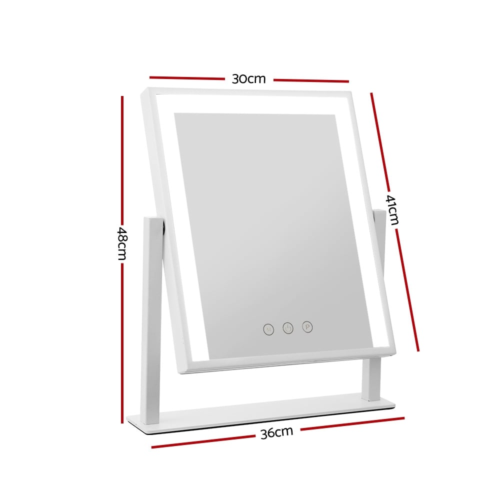 Embellir LED Makeup Mirror White 30x40cm