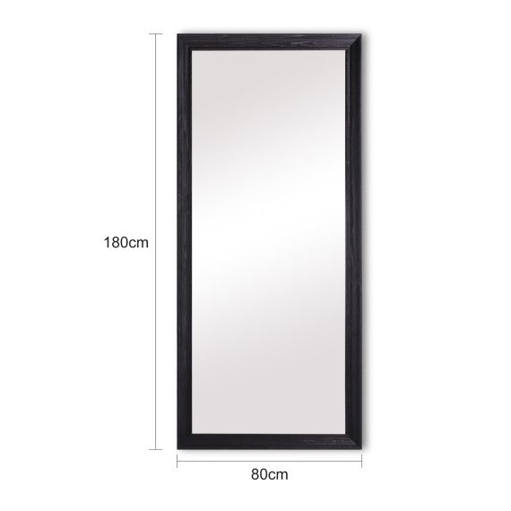 Evelyn Charcoal Wood Full Length Mirror