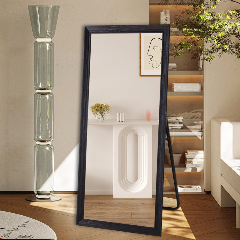 Evelyn Charcoal Wood Full Length Mirror