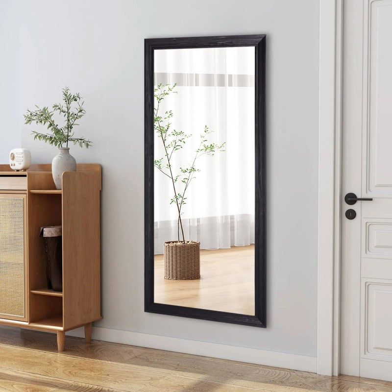 Evelyn Charcoal Wood Full Length Mirror