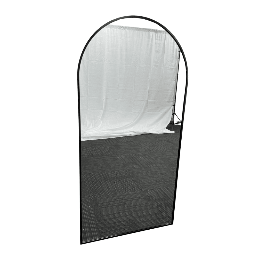 Fabian Black Arched Wall Mirror