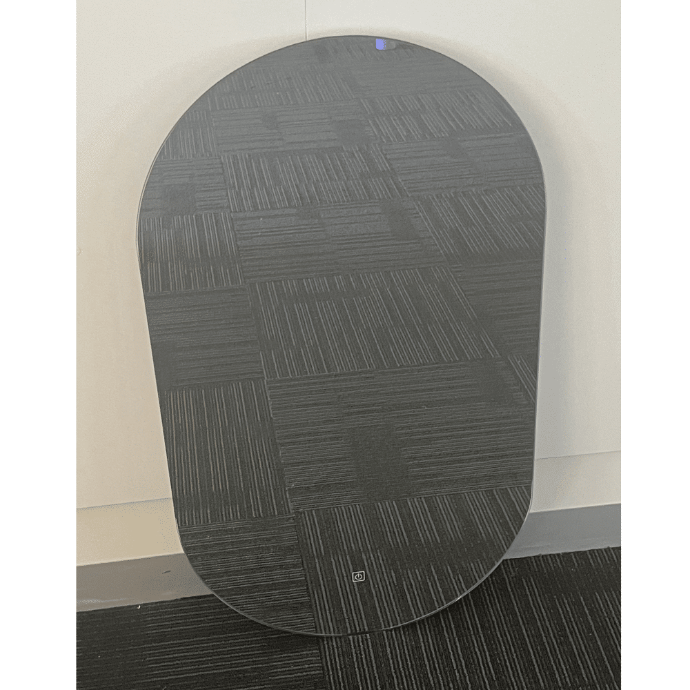 Farissa Backlit Frameless Oval LED Mirror