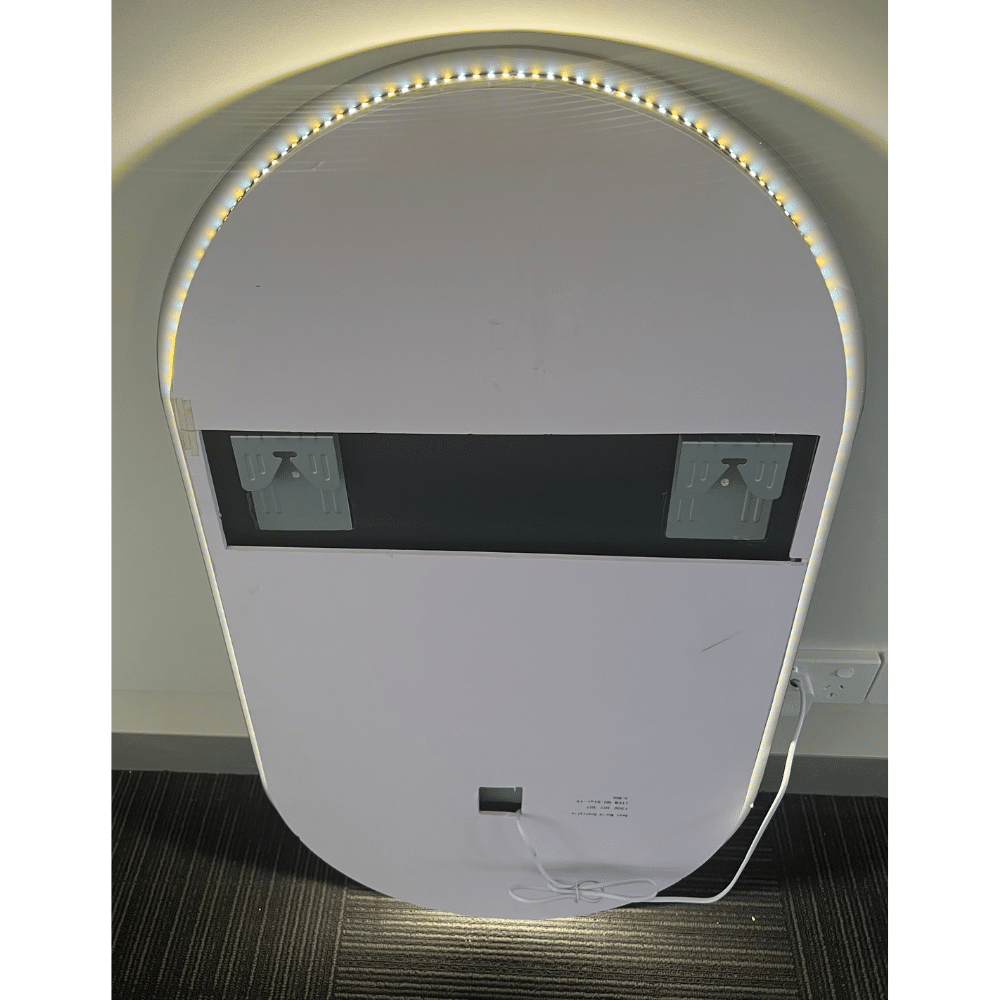 Farissa Backlit Frameless Oval LED Mirror