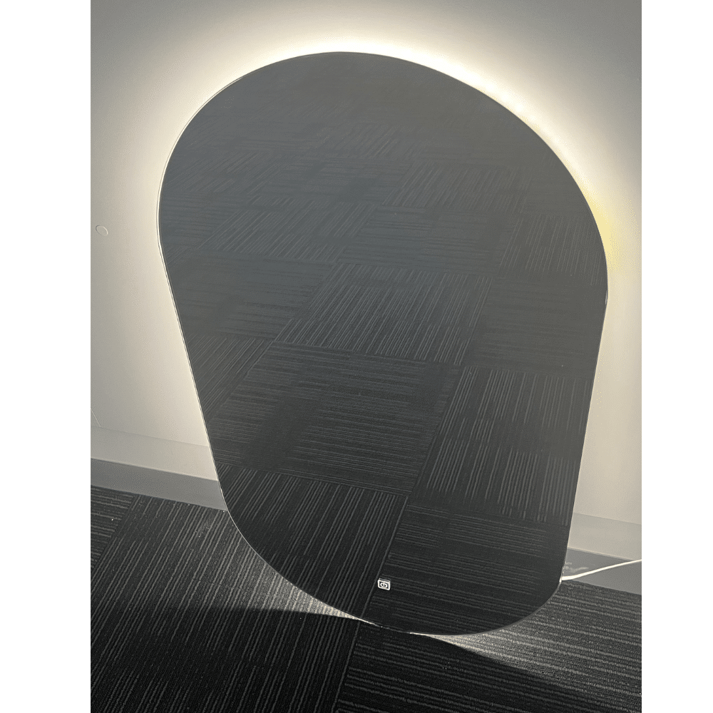 Farissa Backlit Frameless Oval LED Mirror