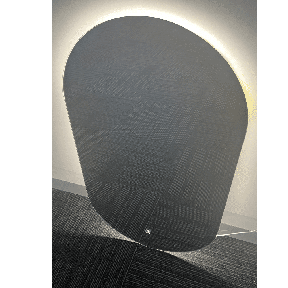 Farissa Backlit Frameless Oval LED Mirror