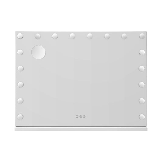 Frameless Hollywood LED Makeup Mirror for Tabletop