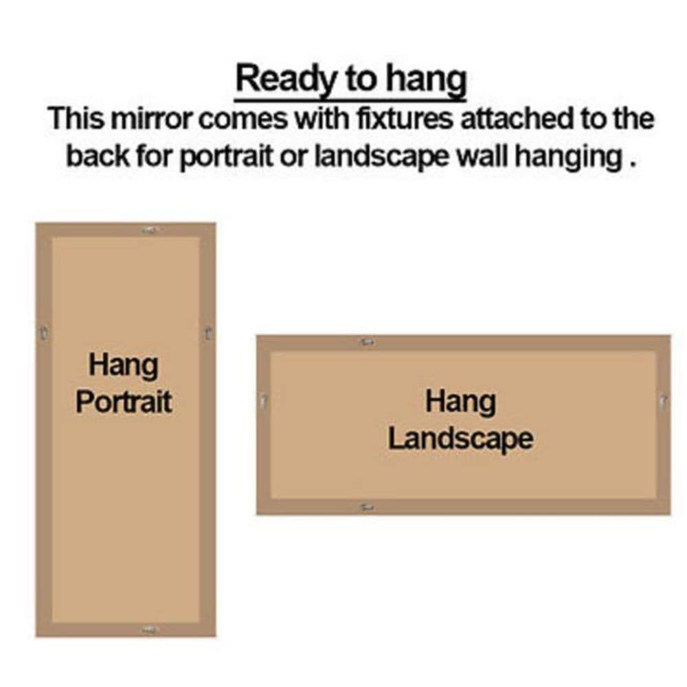 French Provincial White Ornate Full Length Mirror
