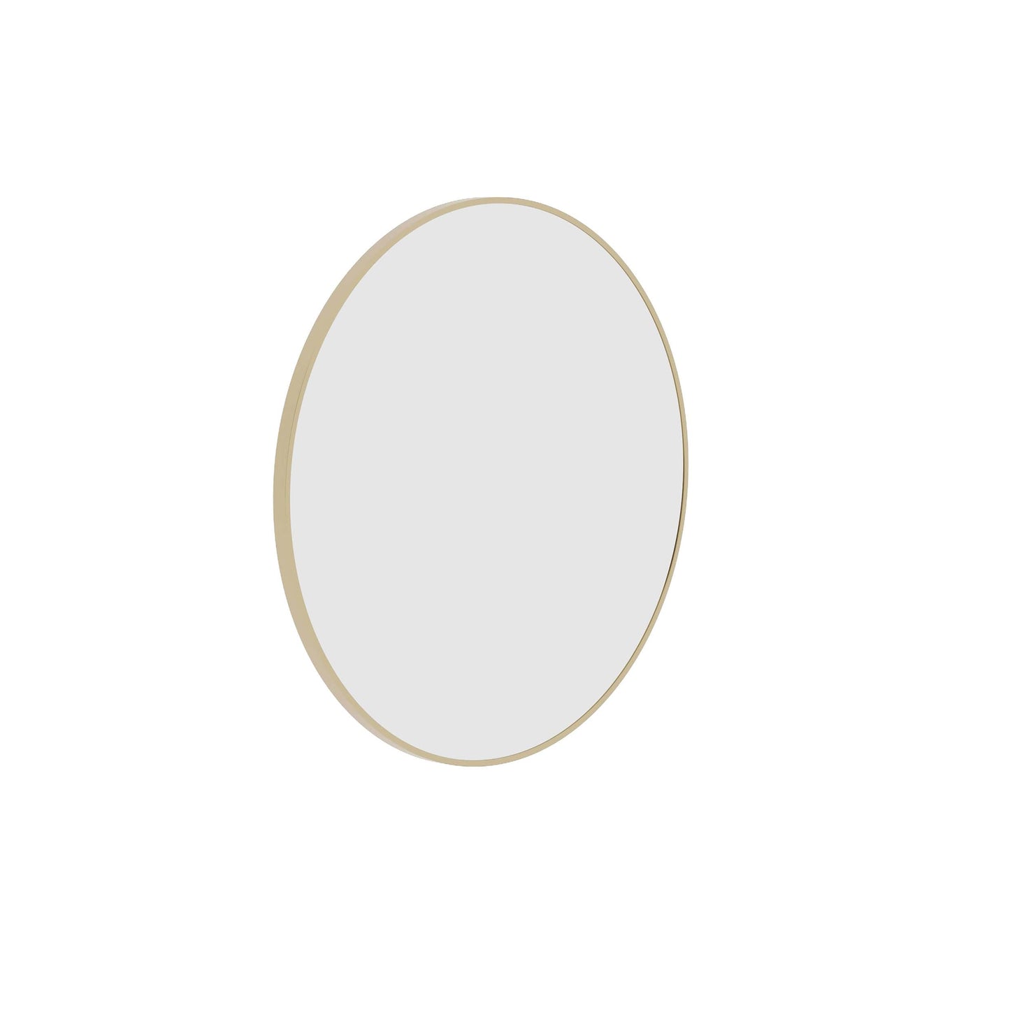 Georgia Round Gold Framed Mirror