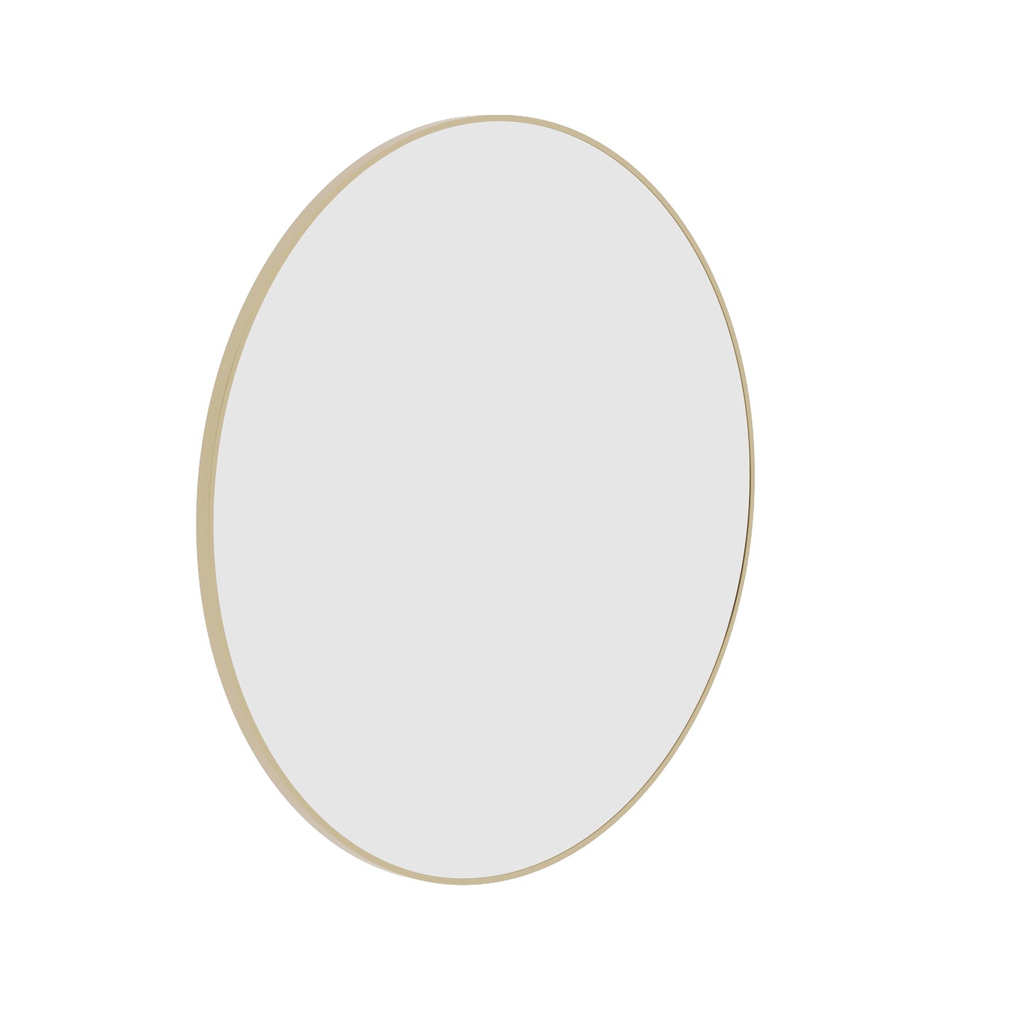 Georgia Round Gold Framed Mirror