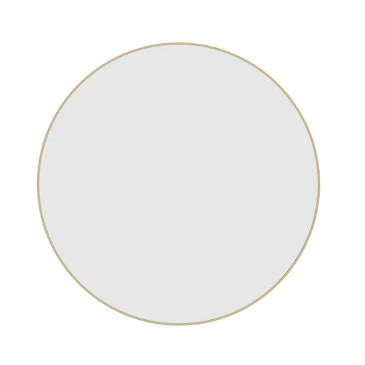 Georgia Round Gold Framed Mirror