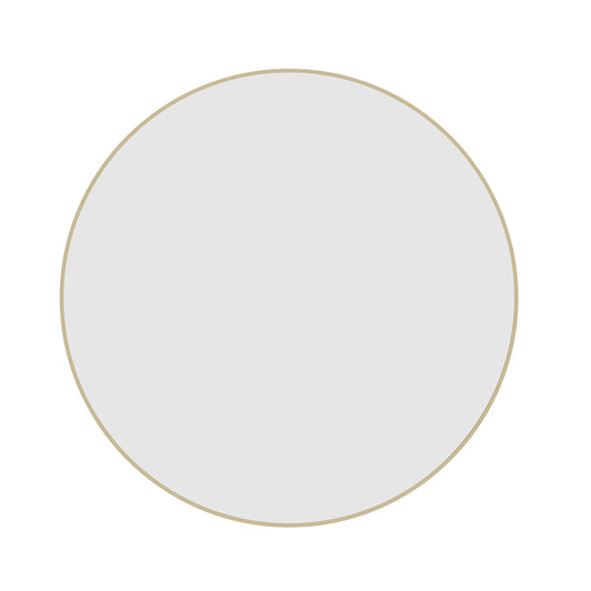 Georgia Round Gold Framed Mirror