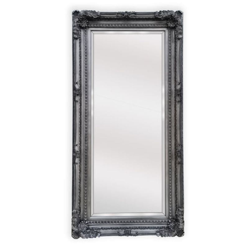 Geraldine Silver Floor Mirror