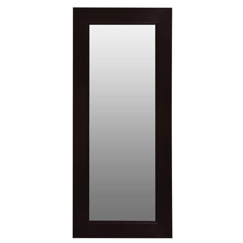 Gilbert Timber Full Length Mirror With Stand - Chocolate