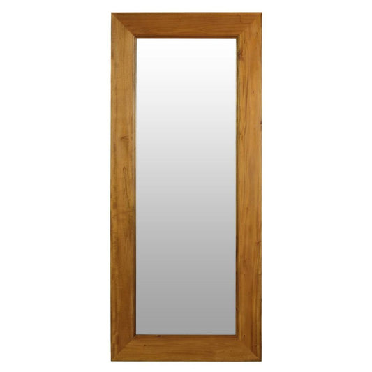 Gilbert Timber Full Length Mirror With Stand - Light Pecan