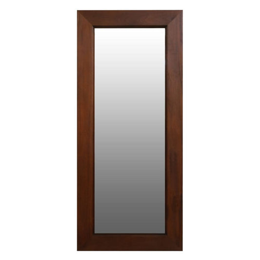 Gilbert Timber Full Length Mirror With Stand - Mahogany