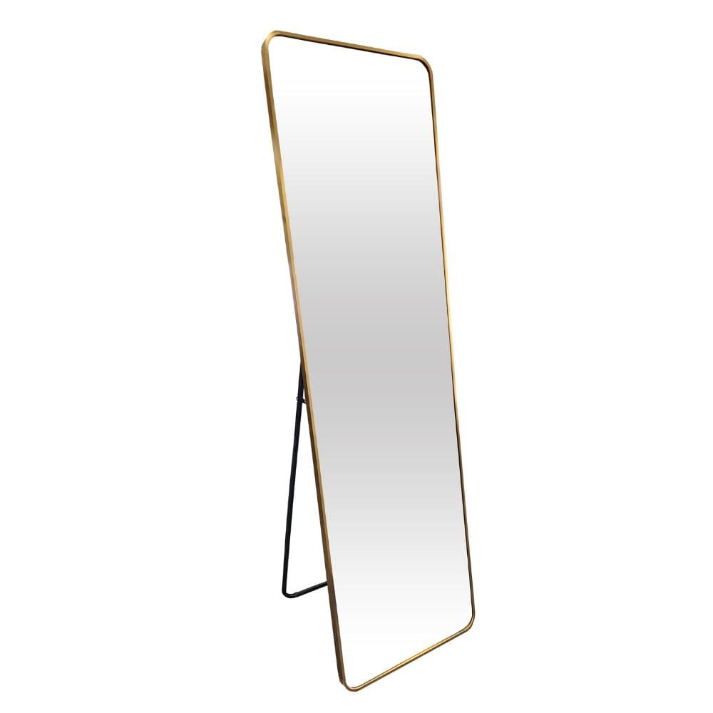 Harley Gold Full Length Mirror With Stand