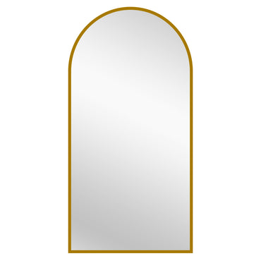 Harley Large Gold Arched Full Length Mirror