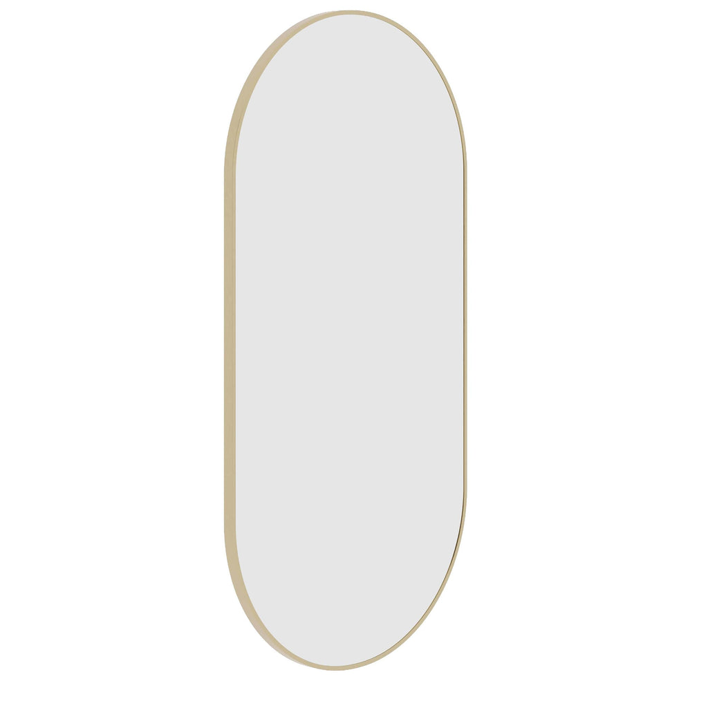 Havana Pill Gold Framed Mirror