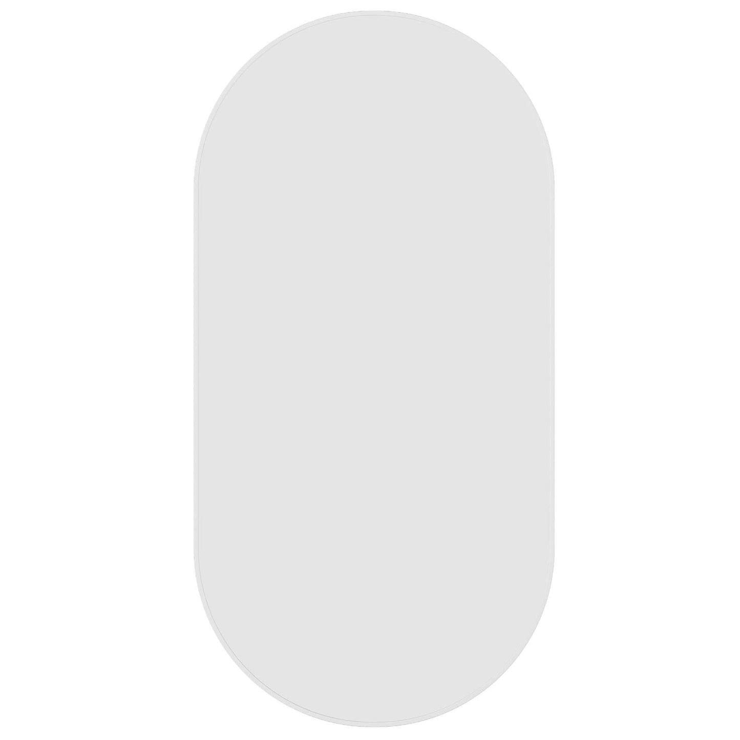 Havana Pill White Framed Mirror