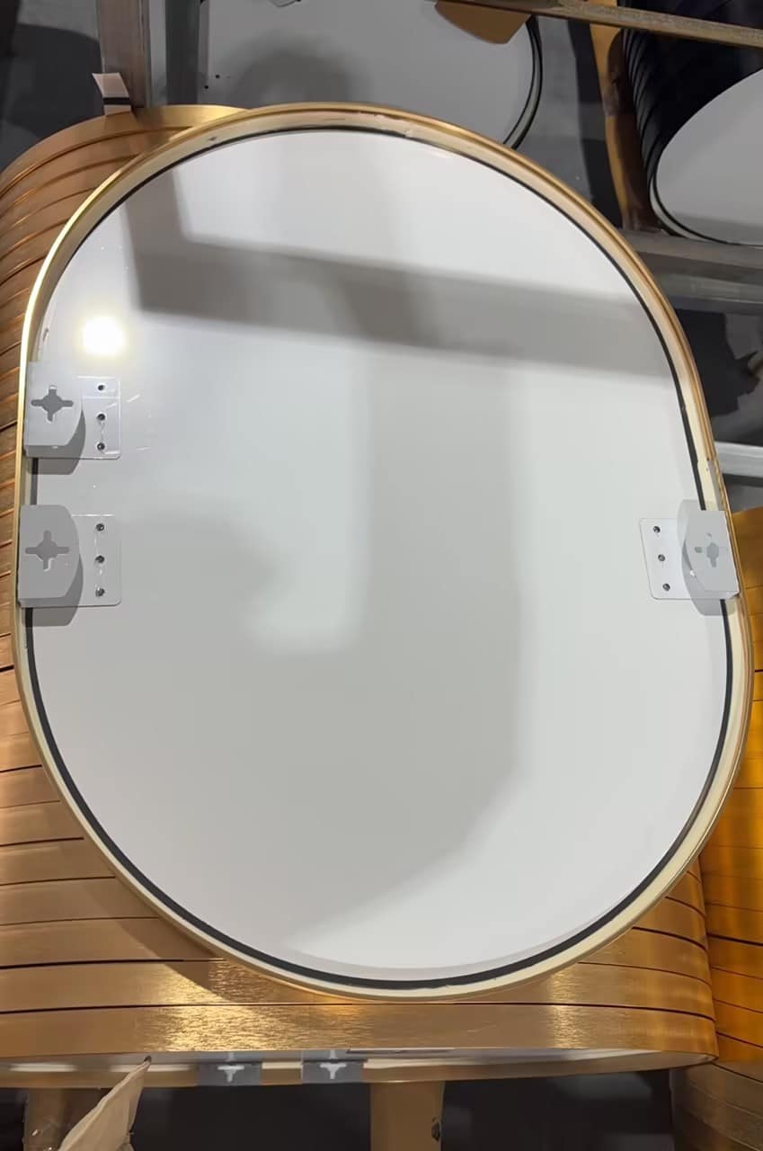 Helios Gold Framed Oval Classic Mirror