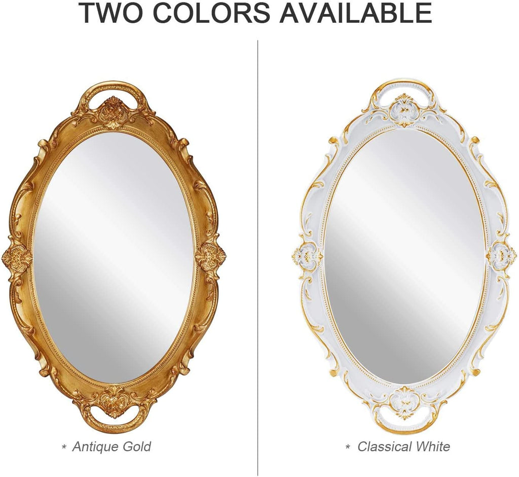 Hilda Gold Oval Mirror