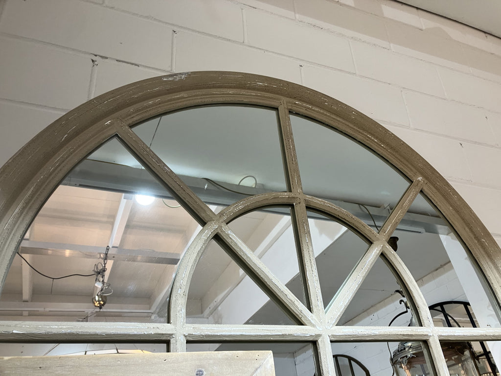 Hamptons Arched Mirror - Natural