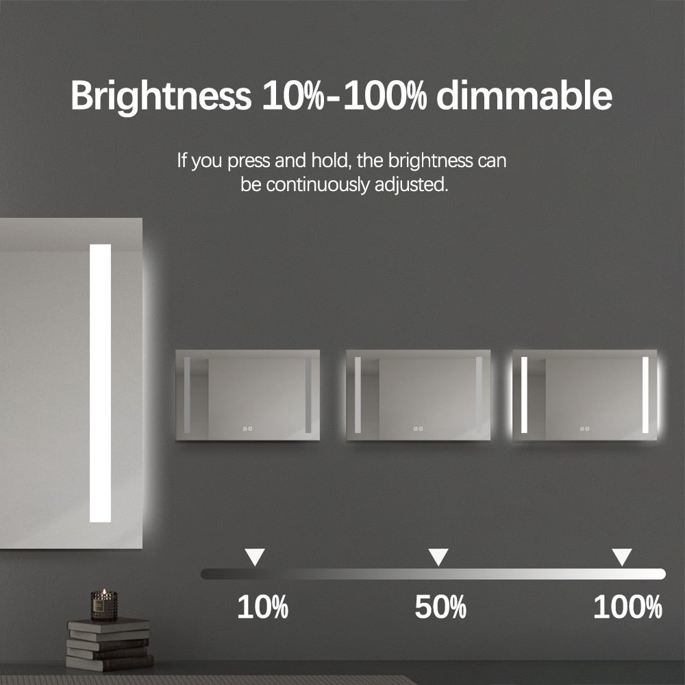 Idril Rectangular Double-sided LED Mirror