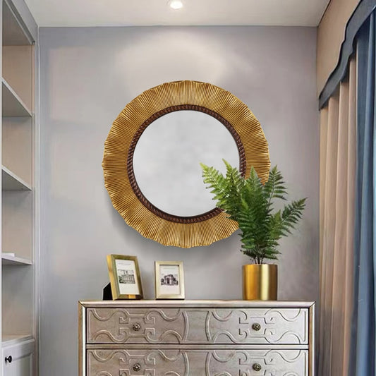 Jareth Gold Cleopatra Sunburst Mirror