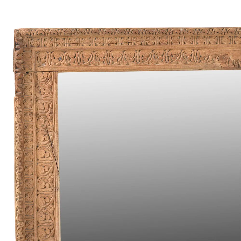 Javiera Light Wood Full Length Mirror