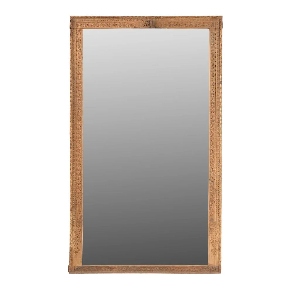 Javiera Light Wood Full Length Mirror