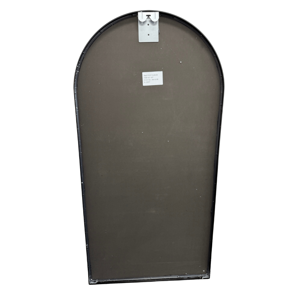 Jelric Black Arched Wall Mirror