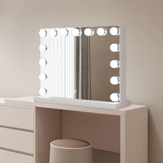 Jevelyn Hollywood LED Table Mirror