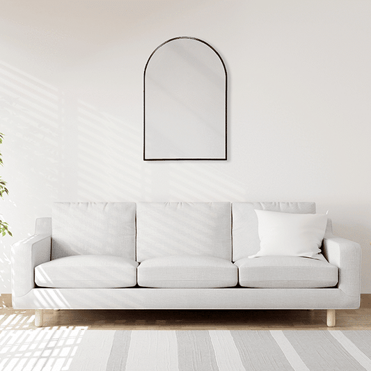 Kael Black Arched Wall Mirror