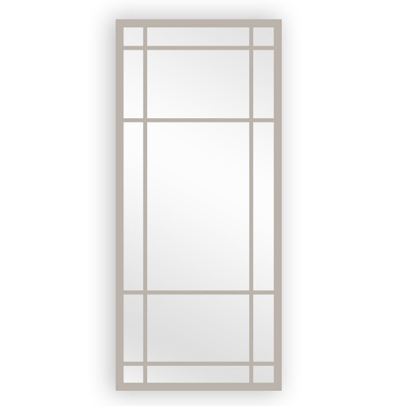 Leona Champagne Panel Floor Mirror