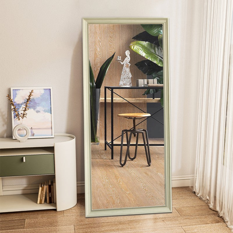 Levi Cream Floor Mirror