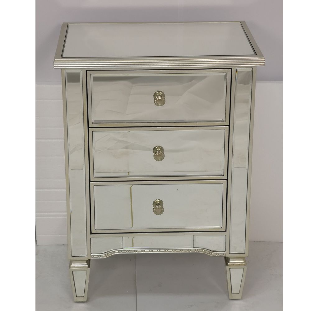 Lilah 3 Drawer Bedside Drawer