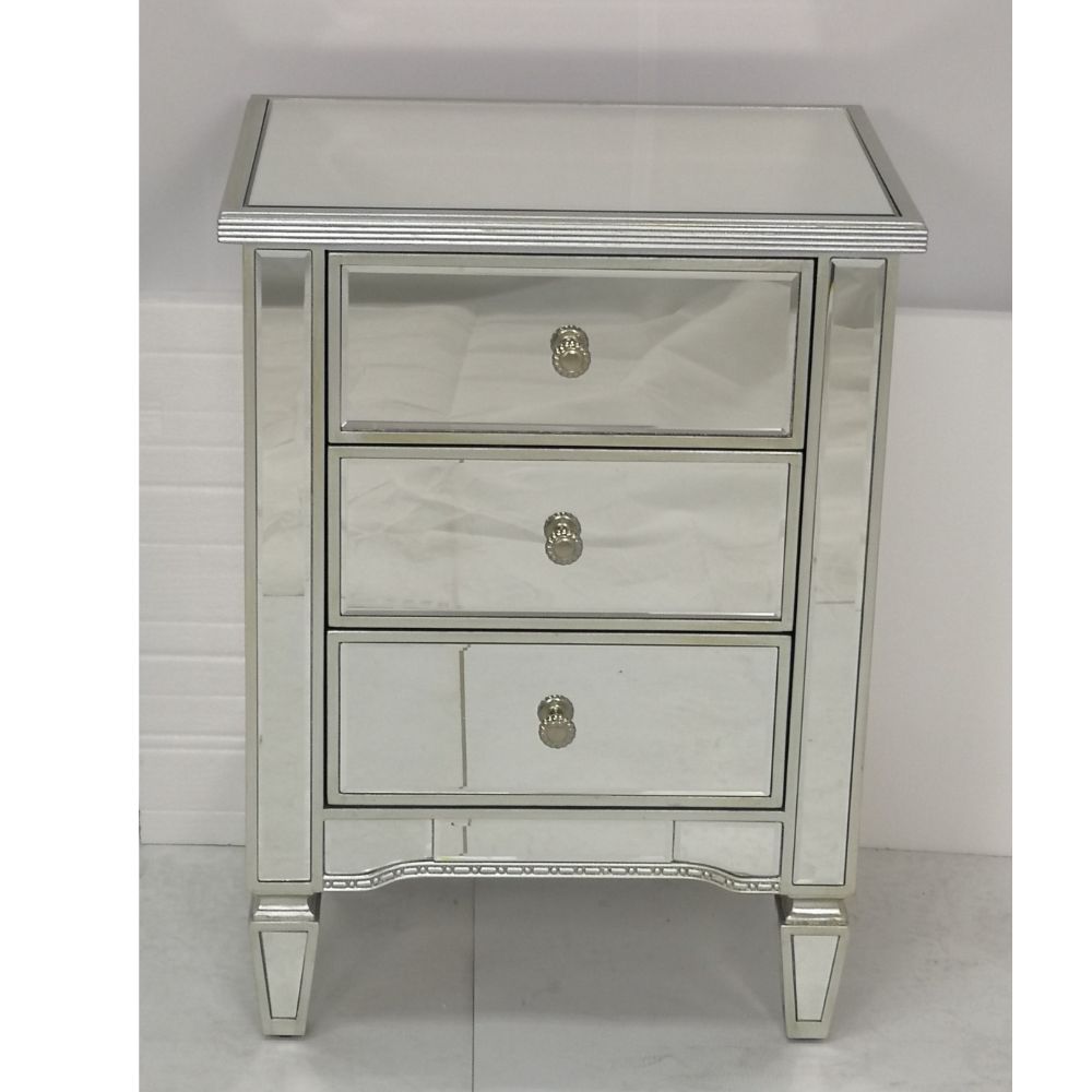 Lilah 3 Drawer Bedside Drawer