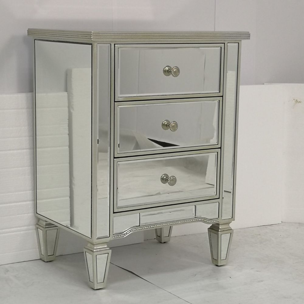 Lilah 3 Drawer Bedside Drawer