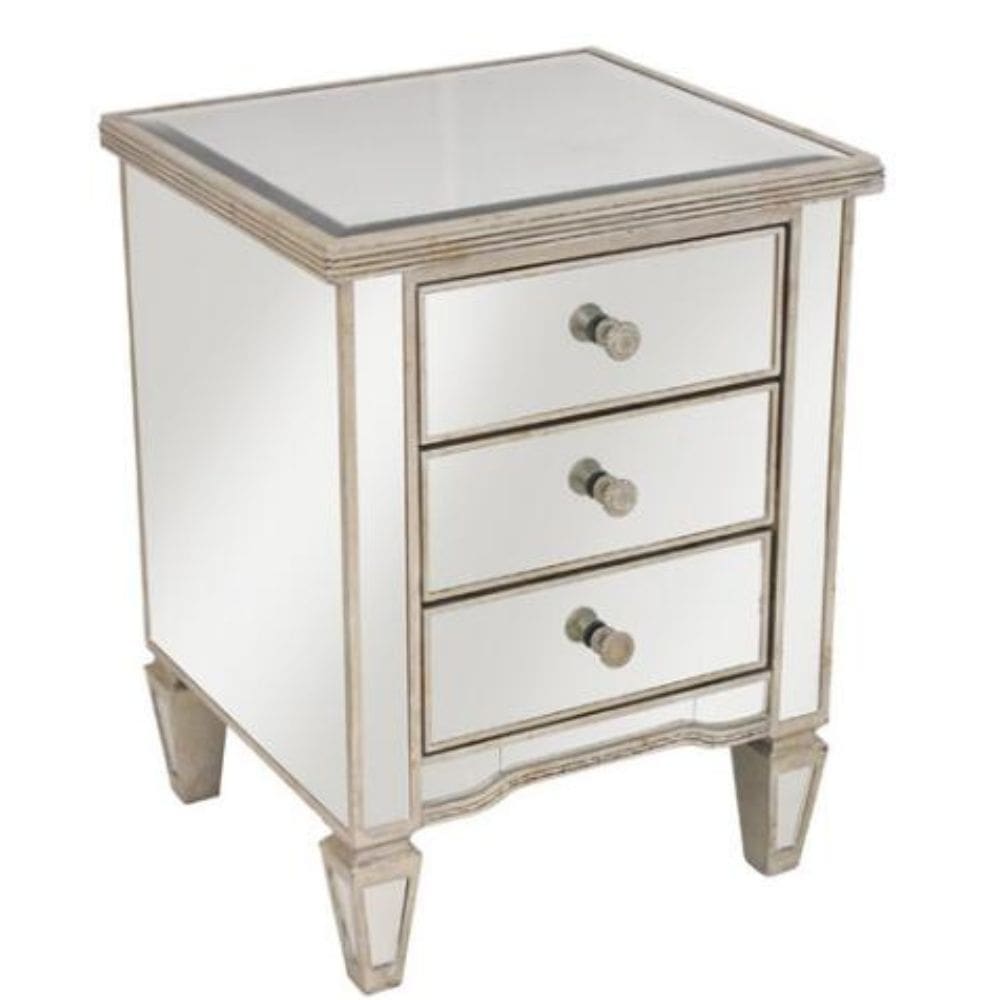 Lilah 3 Drawer Bedside Drawer