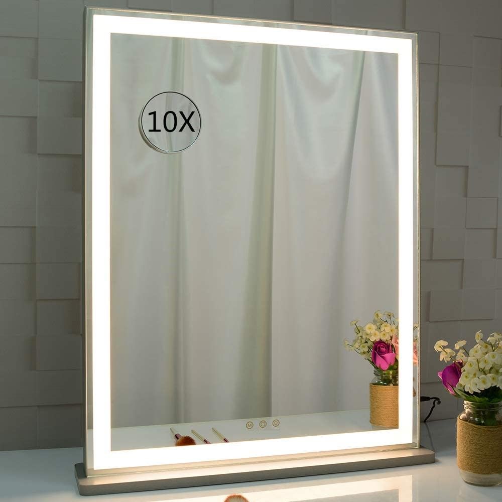 Lily 10x Magnification LED Makeup Mirror 71x57cm